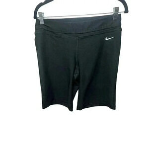 Nike Bike Shorts Women Medium Grey Fit Dry 10" Inseam Cycling Workout Active